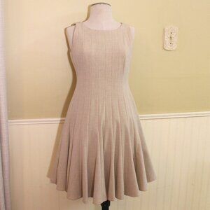 Calvin Klein Fit & Flare Dress in Beige Size 6P
